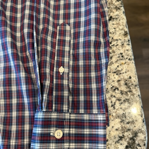 Vineyard Vines Tartan Plaid Poplin Shirt - Small - Picture 4 of 7